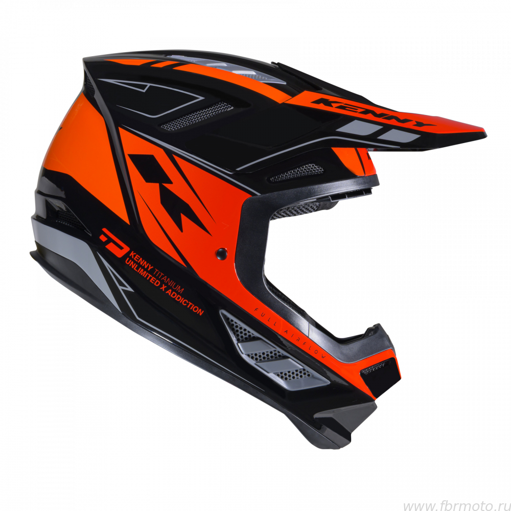 ���� Kenny Titanium Black-Orange Gradient