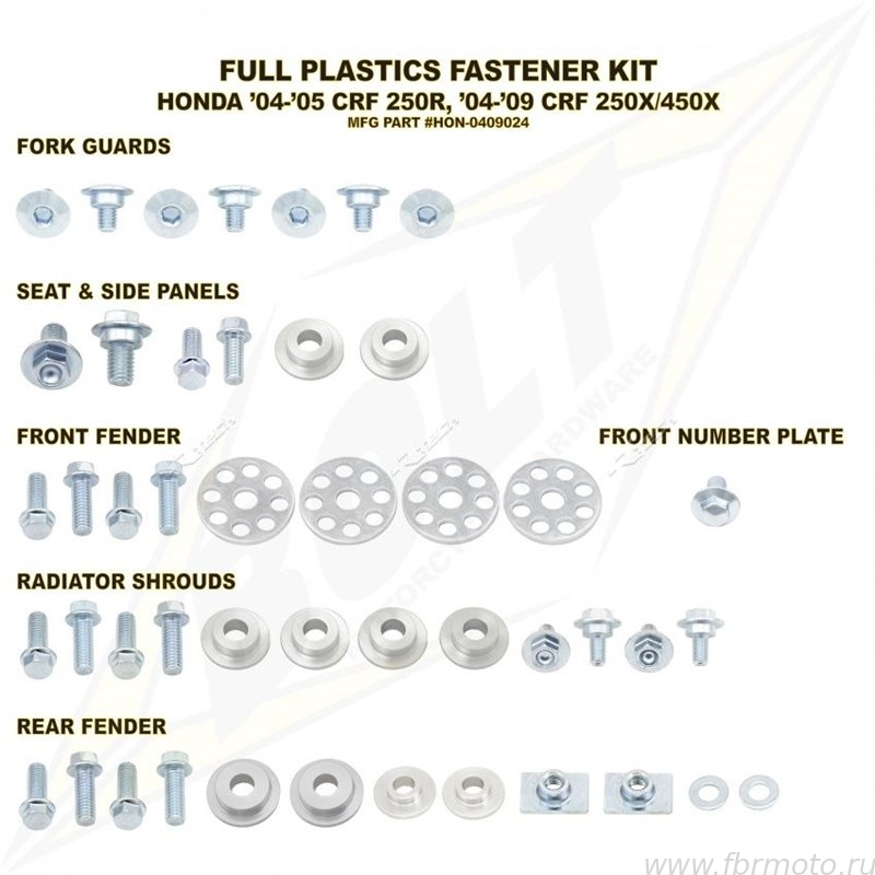 ������ �������� Bolt Kit HON-0409024