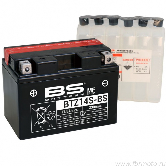 ����������� BS Battery BTZ14S-BS AGM 