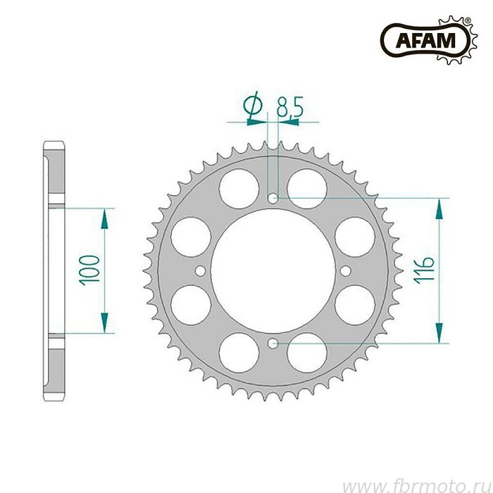 ������ ����������� ������ Afam 17105+50