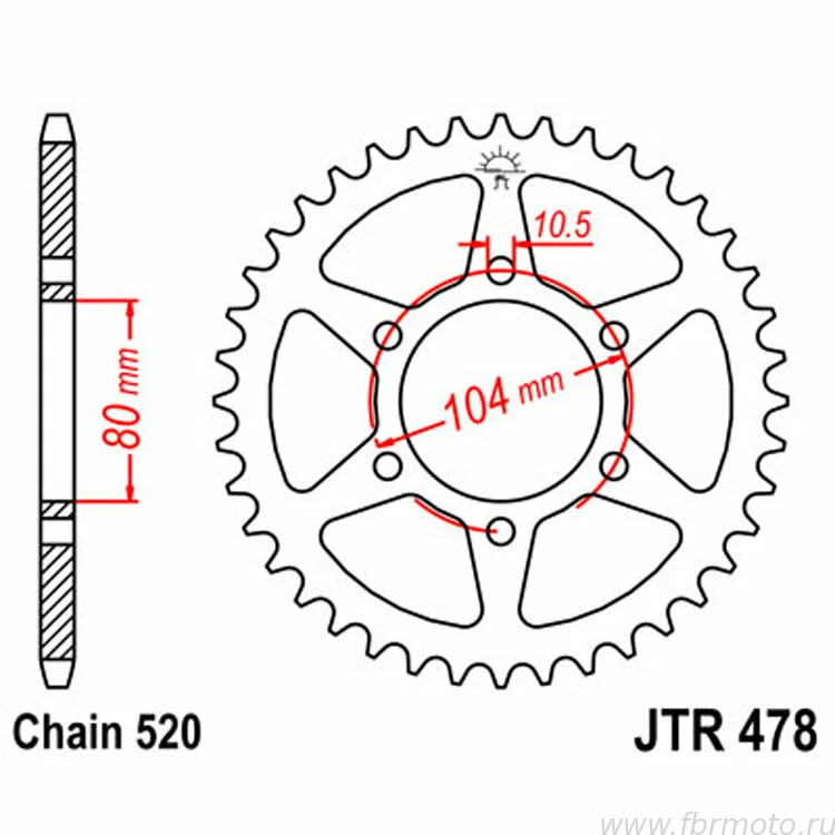 ������ �������� ������ JT JTR478.45ZBK